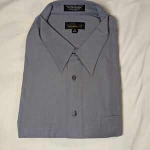 Long Sleeve Men's Gray Dress Shirt